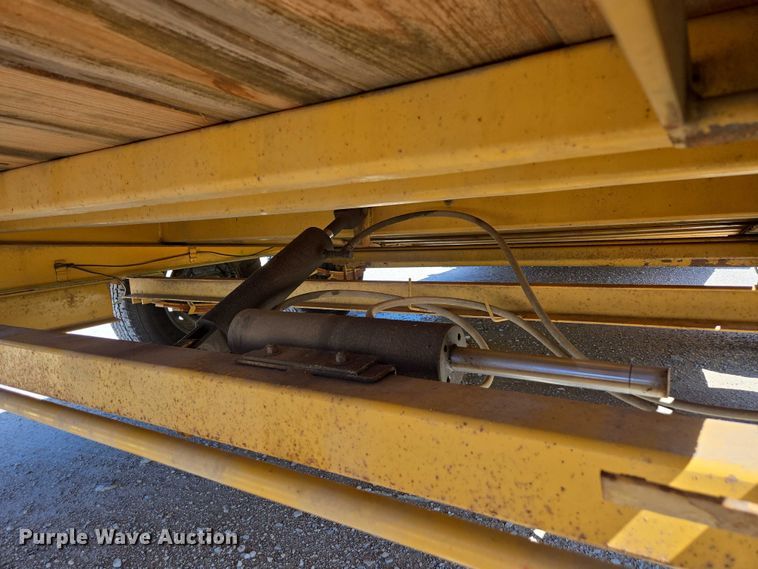 image for item EN3763 2013 Rice tilt deck equipment trailer