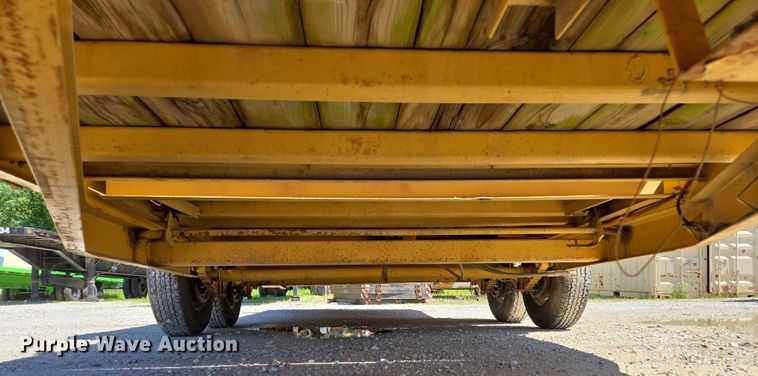 image for item EN3763 2013 Rice tilt deck equipment trailer