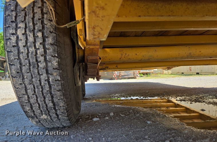 image for item EN3763 2013 Rice tilt deck equipment trailer