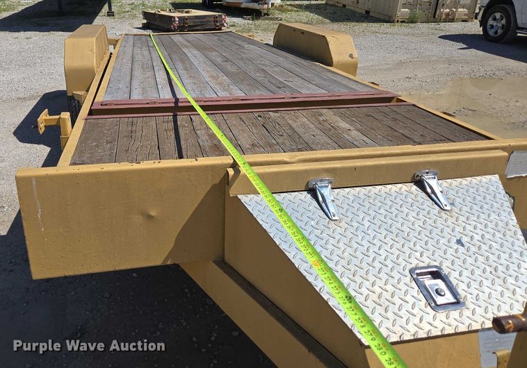 image for item EN3763 2013 Rice tilt deck equipment trailer