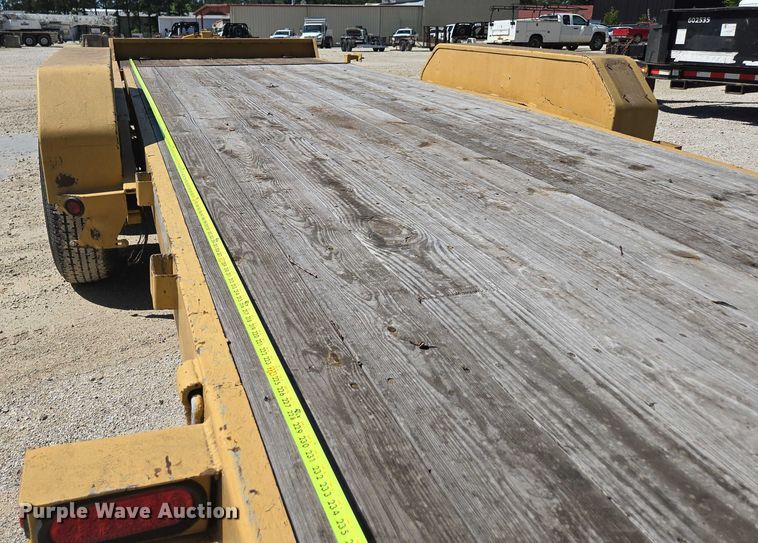 image for item EN3763 2013 Rice tilt deck equipment trailer