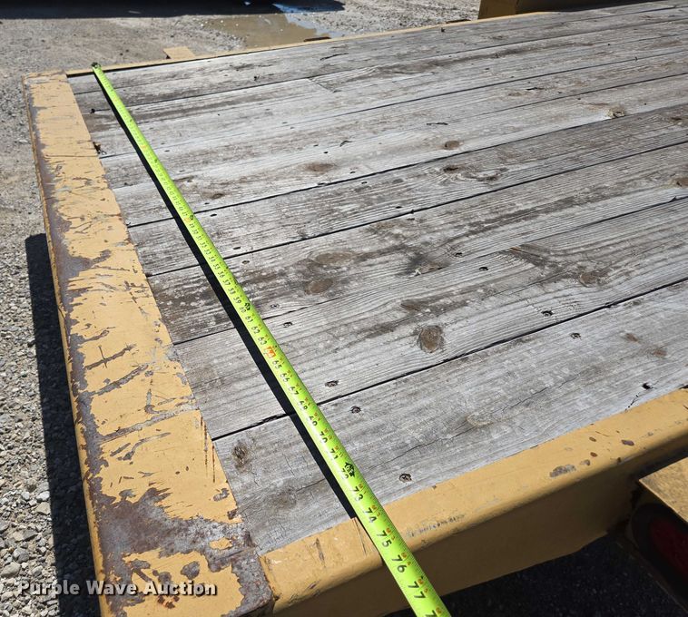 image for item EN3763 2013 Rice tilt deck equipment trailer