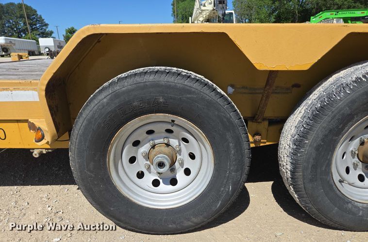 image for item EN3763 2013 Rice tilt deck equipment trailer