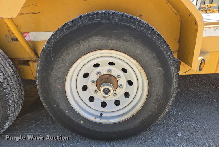 image for item EN3763 2013 Rice tilt deck equipment trailer