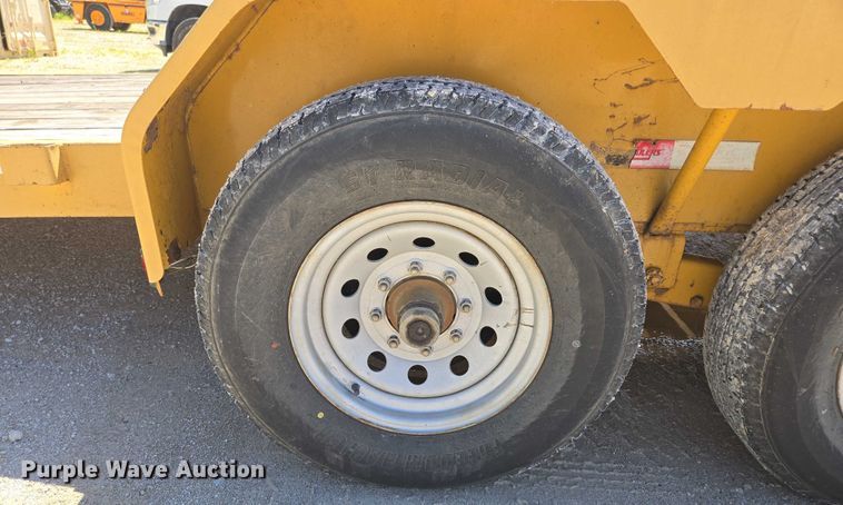 image for item EN3763 2013 Rice tilt deck equipment trailer