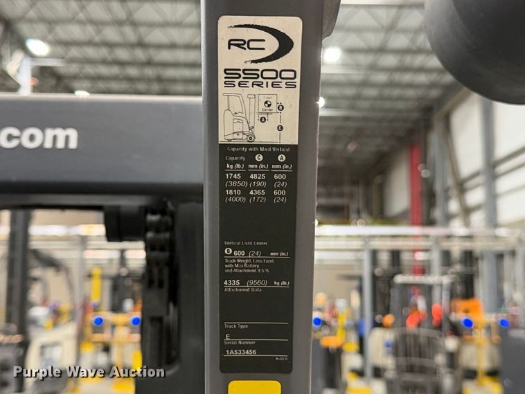 image for item EP3048 2018 Crown RC5545-40 forklift