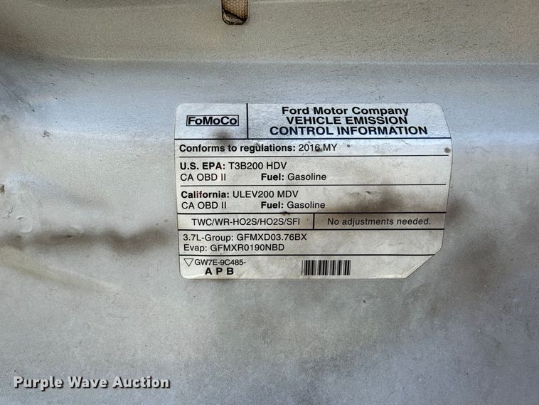 image for item EP3068 2016 Ford Transit 250 van