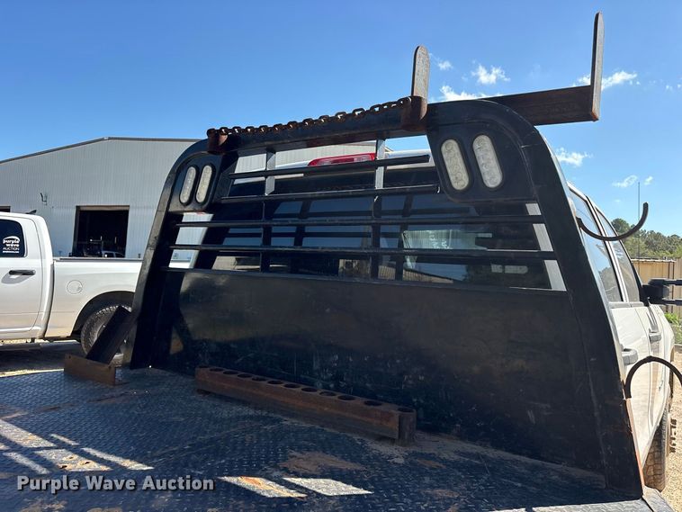 image for item ES8281 2015 Chevrolet Silverado 3500HD Crew Cab dump flatbed pickup truck