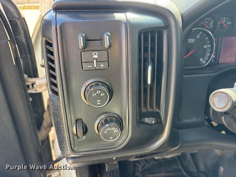 image for item ES8281 2015 Chevrolet Silverado 3500HD Crew Cab dump flatbed pickup truck