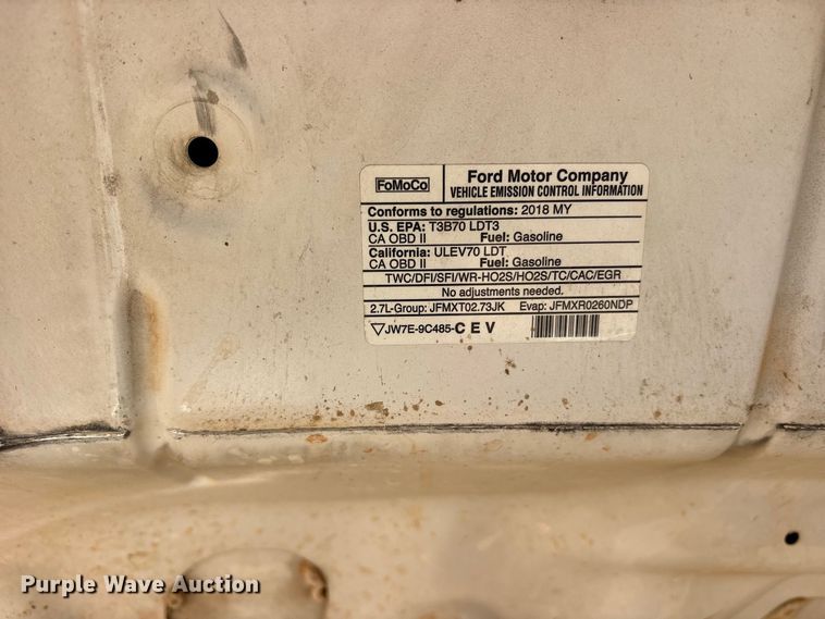 image for item ES8283 2018 Ford F150 Crew Cab pickup truck