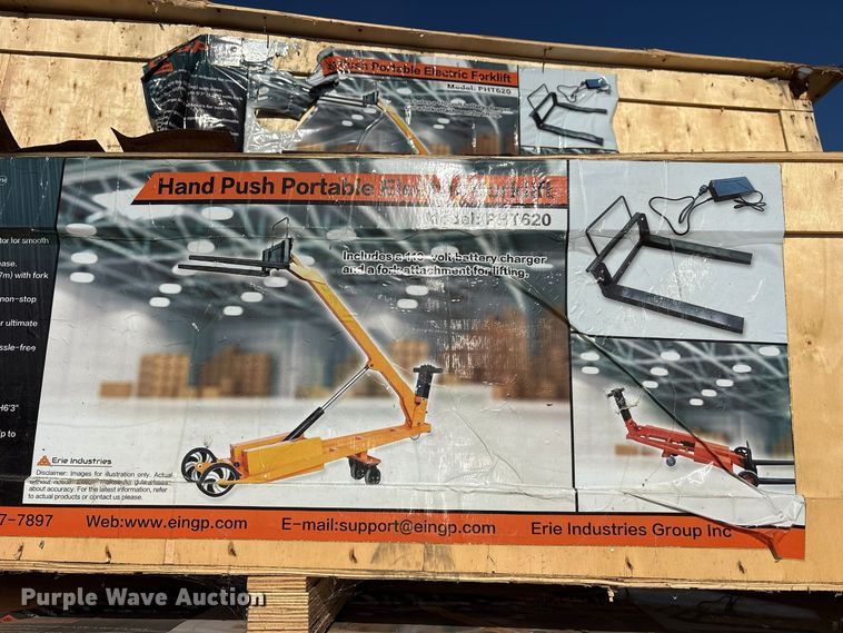 image for item ES8320 (38) Erie PHT620 hand push electric forklift  