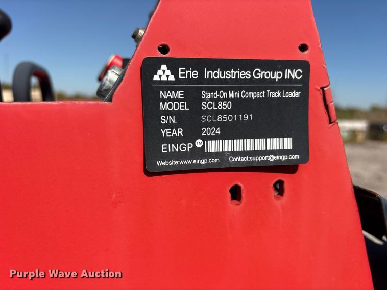 image for item ES8355 2024 Erie SCL850 compact utility loader
