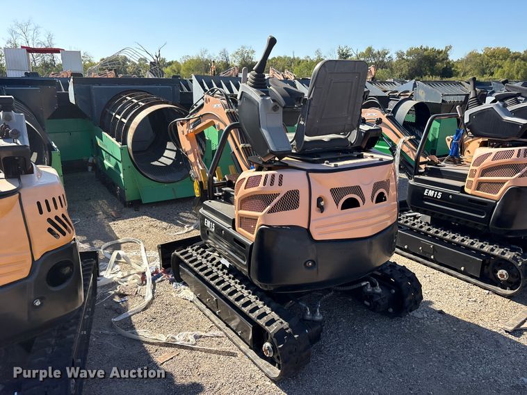 image for item ES8382 2024 Erie EM15 mini excavator