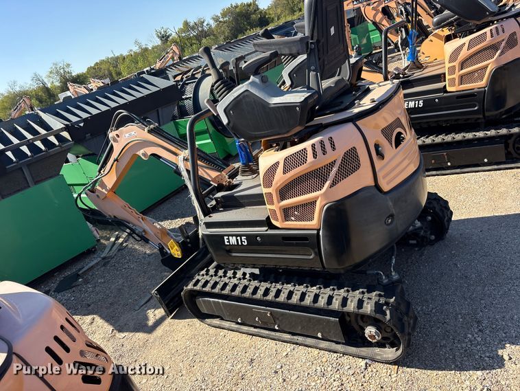 image for item ES8383 2024 Erie EM15 mini excavator