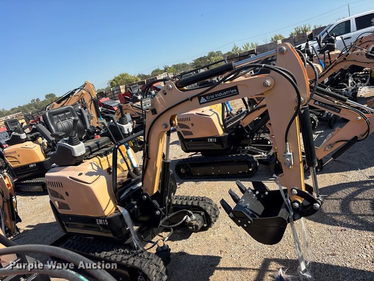 image for item ES8385 2024 Erie EM15 mini excavator