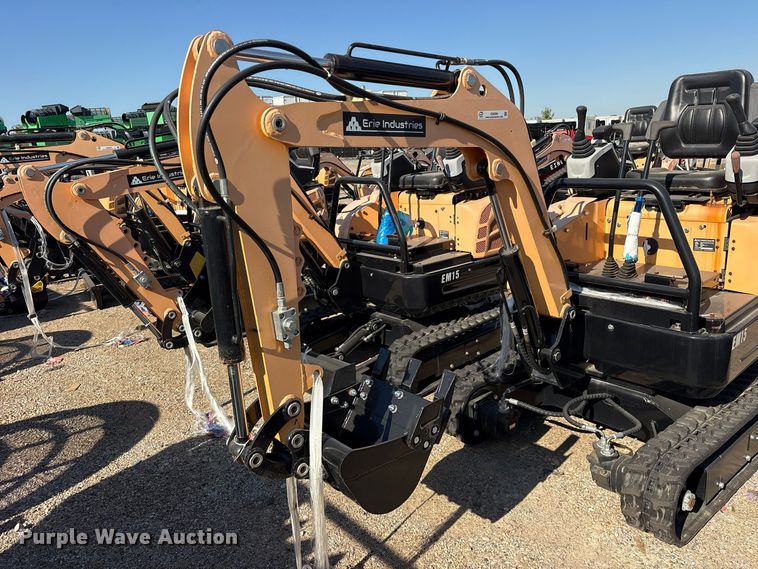image for item ES8385 2024 Erie EM15 mini excavator