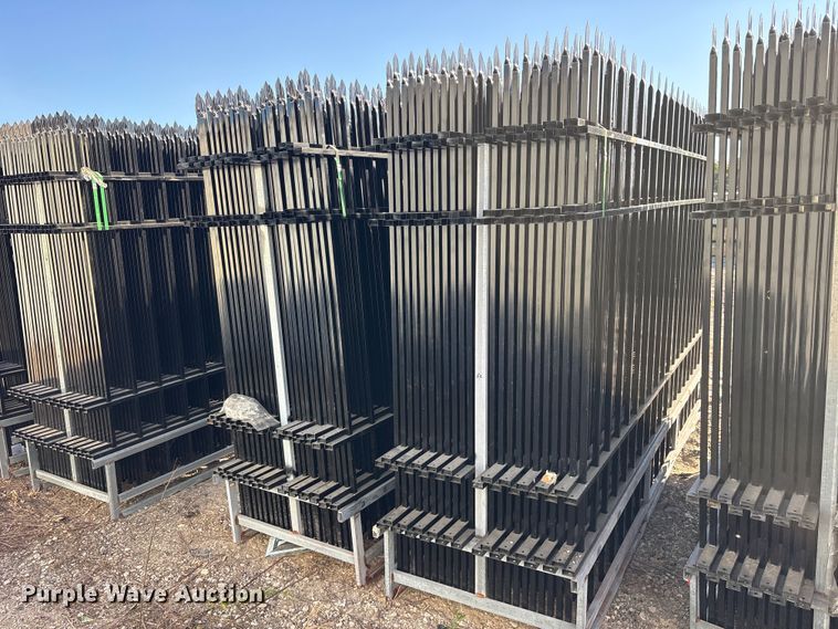 image for item ES8410 (44) 2024 EINGP F10 Wrought Iron Site Fence panels