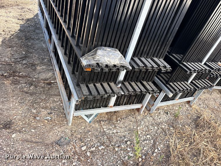image for item ES8410 (44) 2024 EINGP F10 Wrought Iron Site Fence panels
