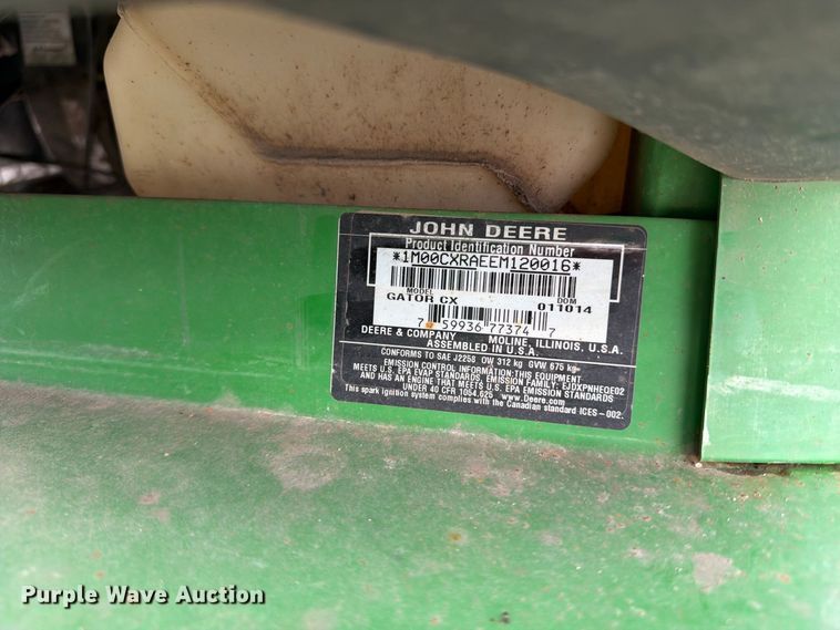 image for item EV7018 John Deere Gator CX utility vehicle