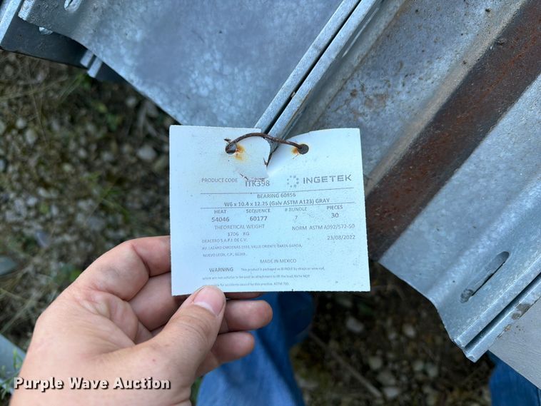 image for item EV7046 (60) galvanized steel I-beams