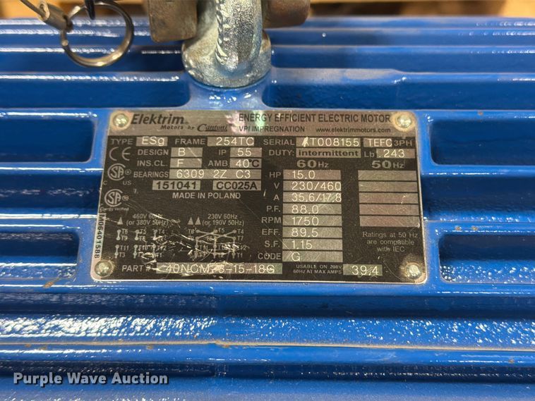 image for item EV7049 Elektrim 40NCM-3-15-18G electric motor
