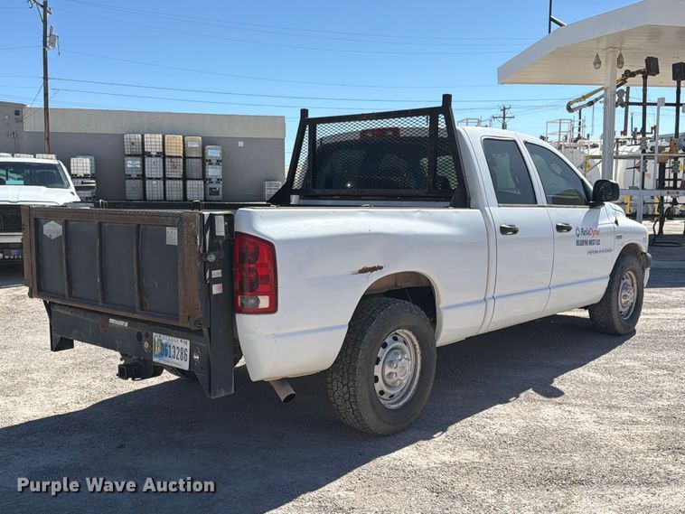 image for item EW1176 2006 Dodge Ram 2500 Ext. Cab pickup truck