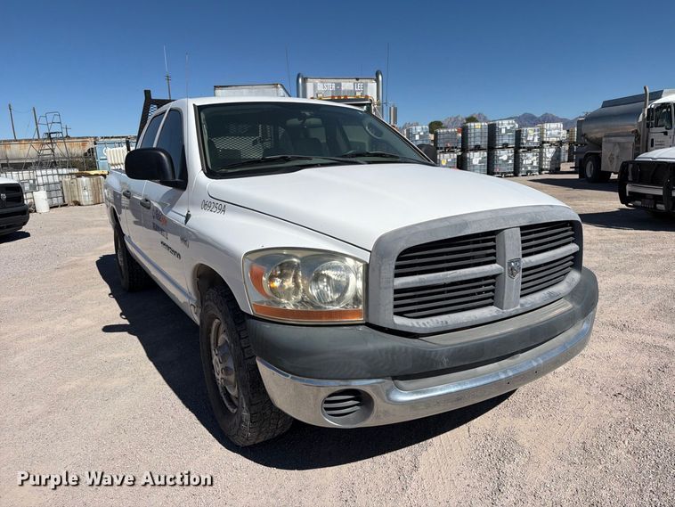 image for item EW1176 2006 Dodge Ram 2500 Ext. Cab pickup truck