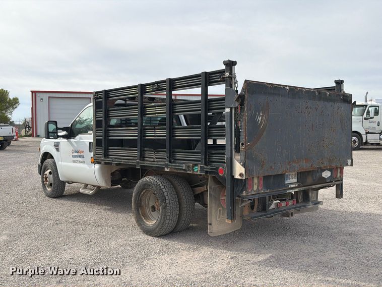 image for item EW1181 2009 Ford F350 Super Duty flatbed pickup truck