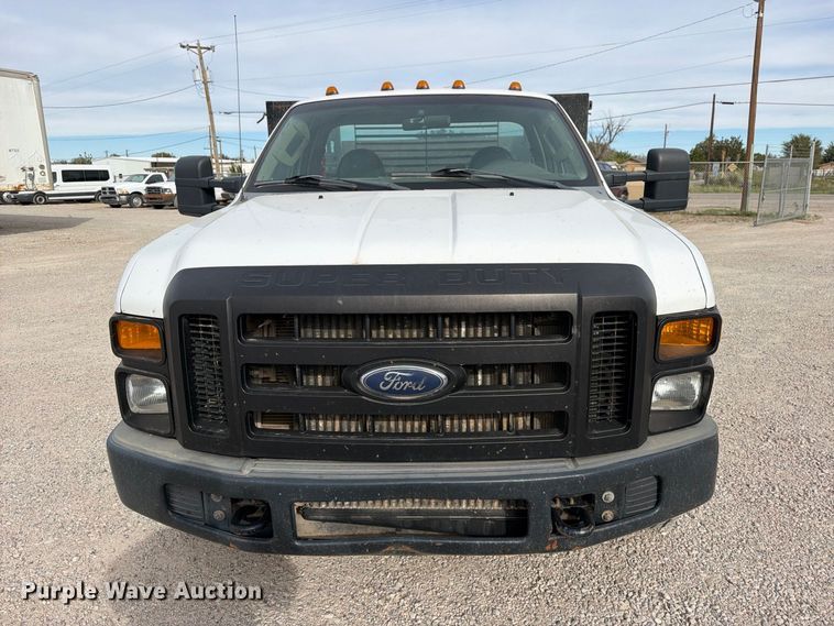 image for item EW1181 2009 Ford F350 Super Duty flatbed pickup truck