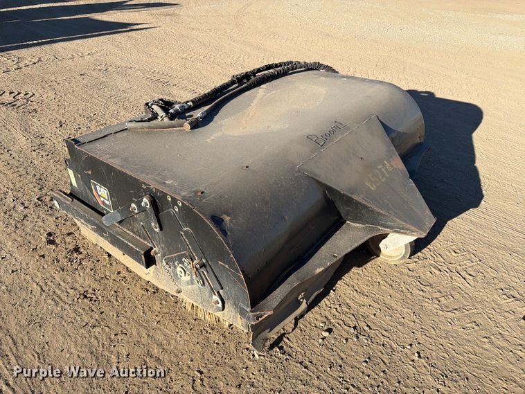 image for item EW2315 2022 Caterpillar BP118C skid steer sweeper