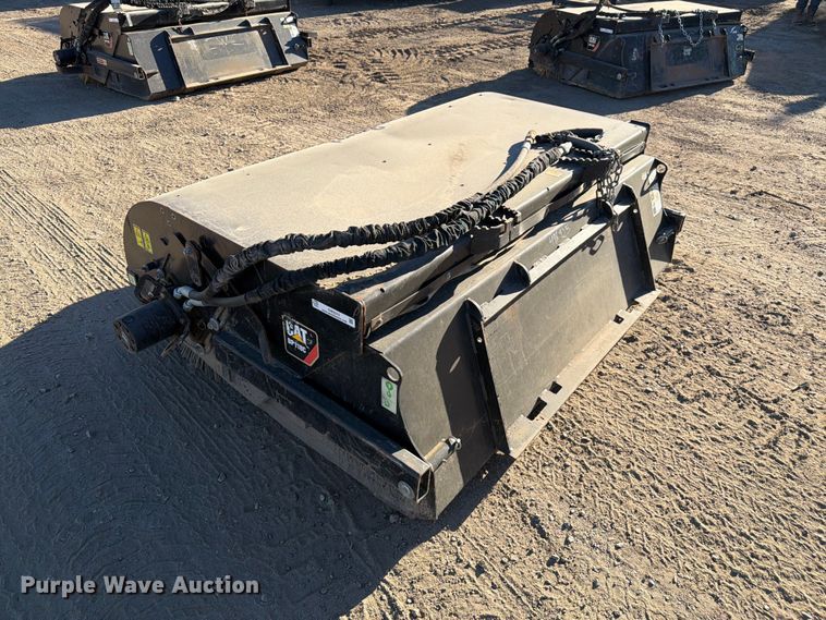image for item EW2315 2022 Caterpillar BP118C skid steer sweeper
