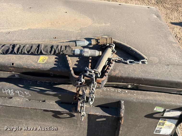 image for item EW2315 2022 Caterpillar BP118C skid steer sweeper