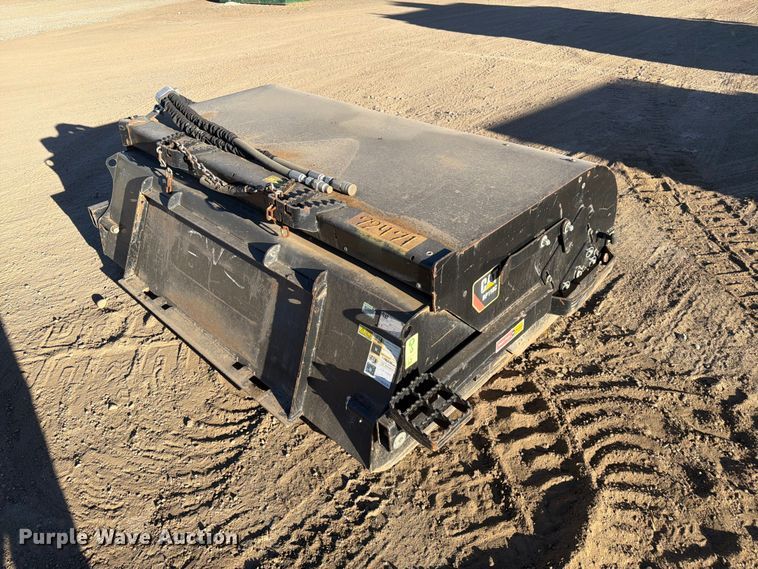 image for item EW2316 2022 Caterpillar BP118C skid steer sweeper