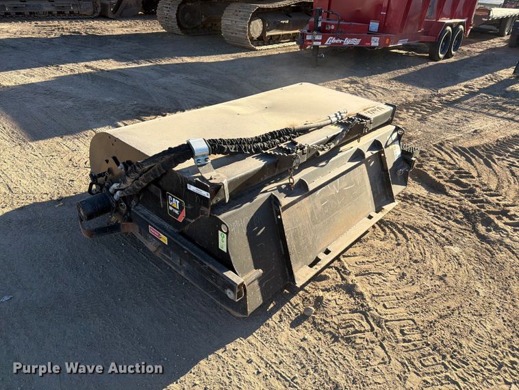 image for item EW2316 2022 Caterpillar BP118C skid steer sweeper