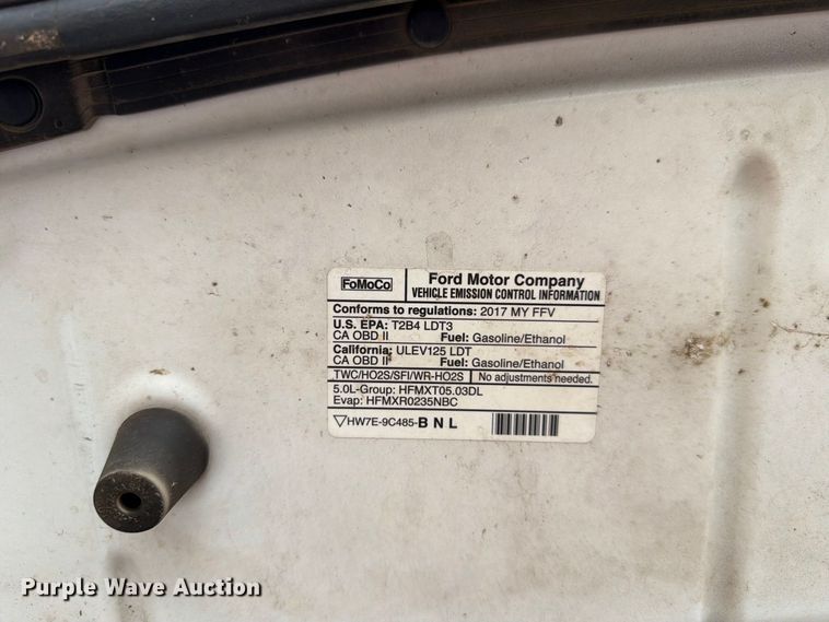 image for item EW7563 2017 Ford F150 Crew Cab pickup truck