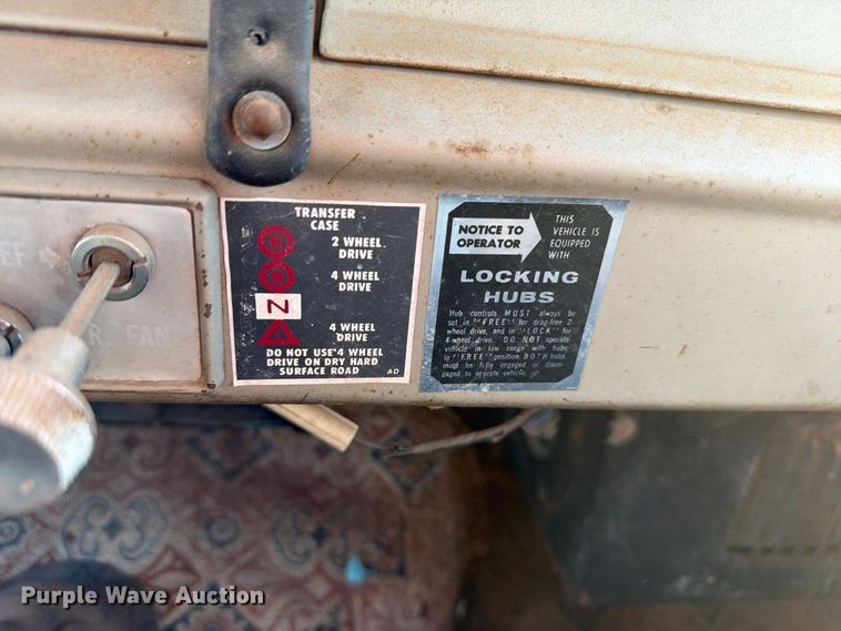 image for item EW7606 1968 International Harvester  1200C Crew Cab pickup truck