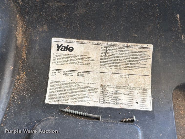 image for item EW8964 Yale GDP060VXEXSE091 forklift