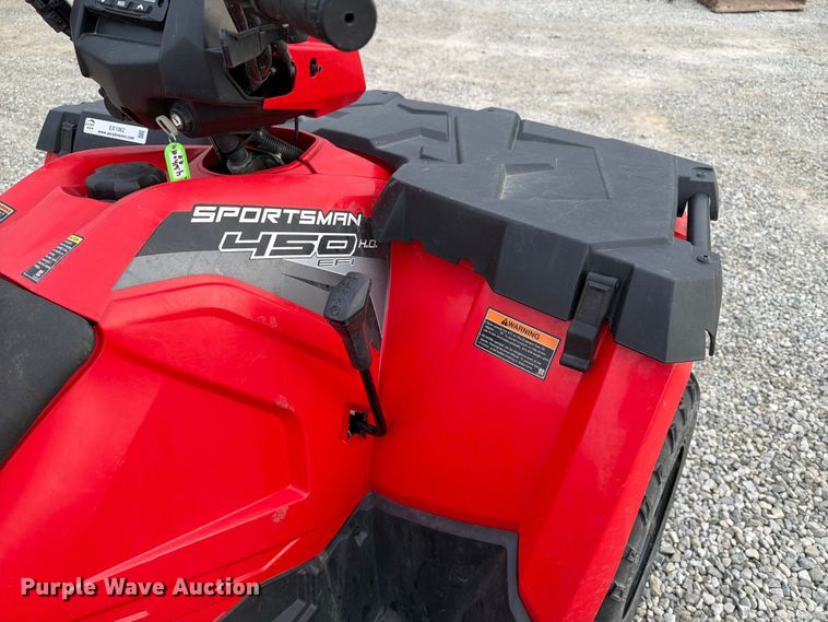 image for item EX1062 2019 Polaris Sportsman 450 HD ATV