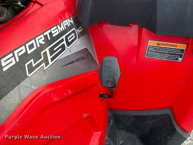 image for item EX1062 2019 Polaris Sportsman 450 HD ATV