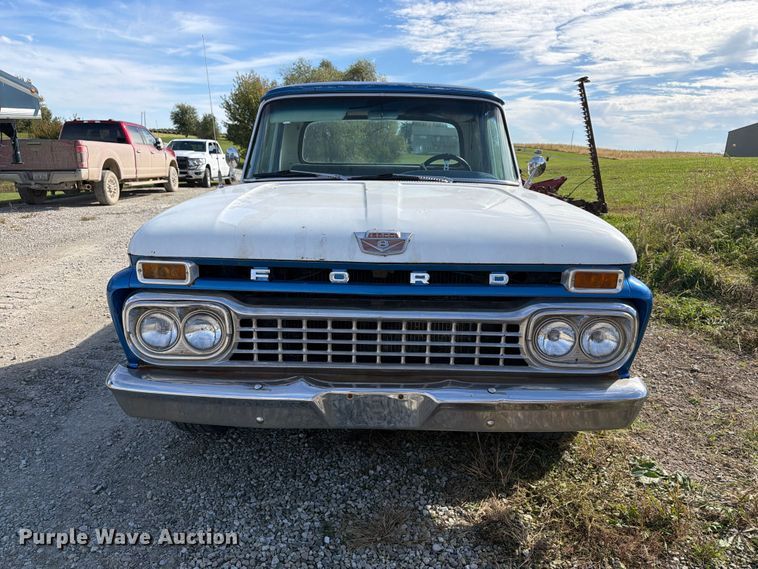 image for item EX1065 1966 Ford F100 pickup truck