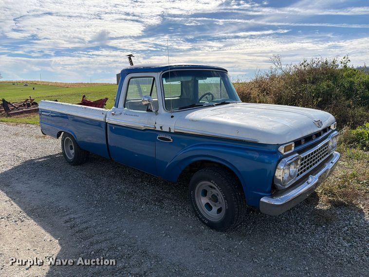 image for item EX1065 1966 Ford F100 pickup truck