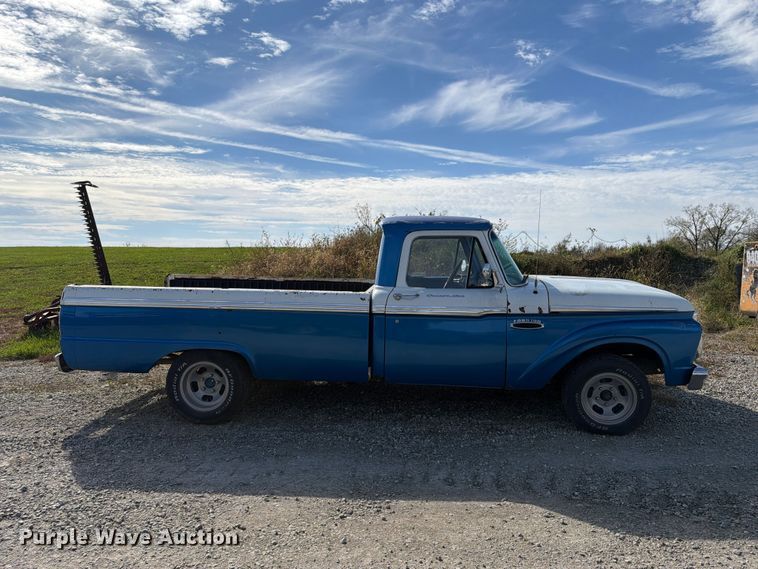 image for item EX1065 1966 Ford F100 pickup truck