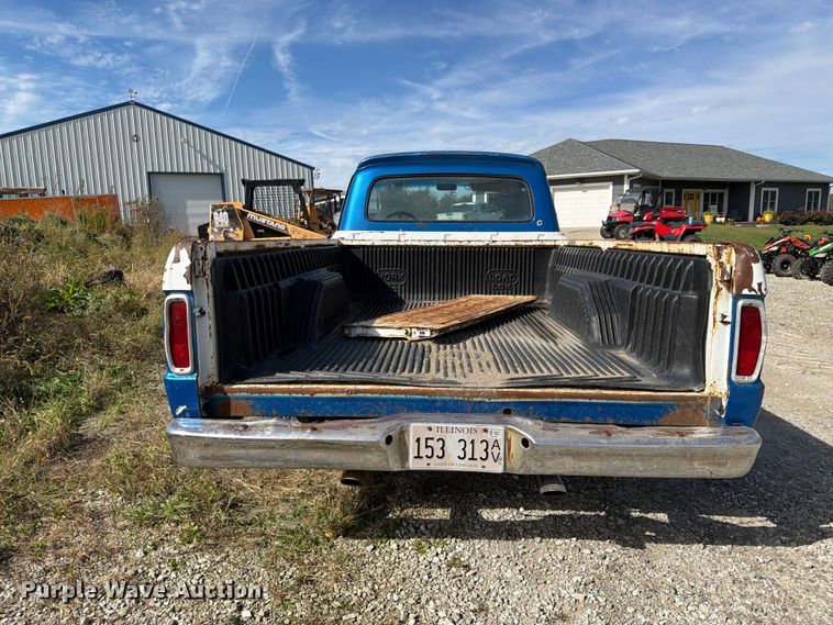 image for item EX1065 1966 Ford F100 pickup truck