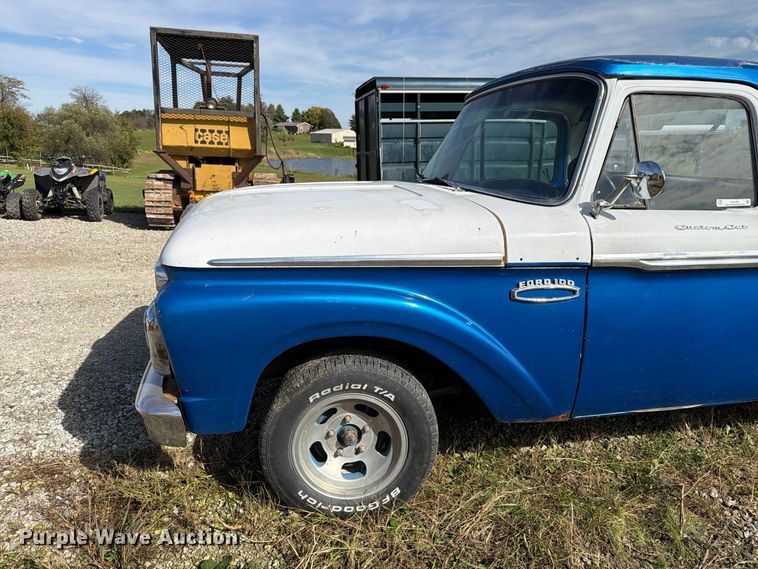 image for item EX1065 1966 Ford F100 pickup truck