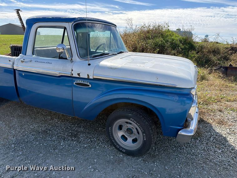 image for item EX1065 1966 Ford F100 pickup truck