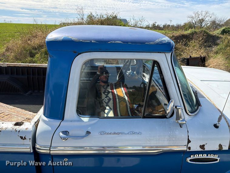 image for item EX1065 1966 Ford F100 pickup truck