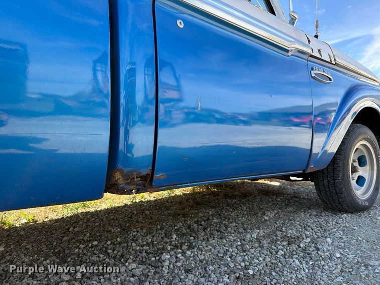image for item EX1065 1966 Ford F100 pickup truck