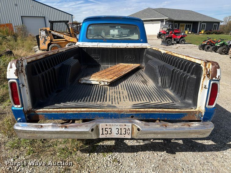 image for item EX1065 1966 Ford F100 pickup truck