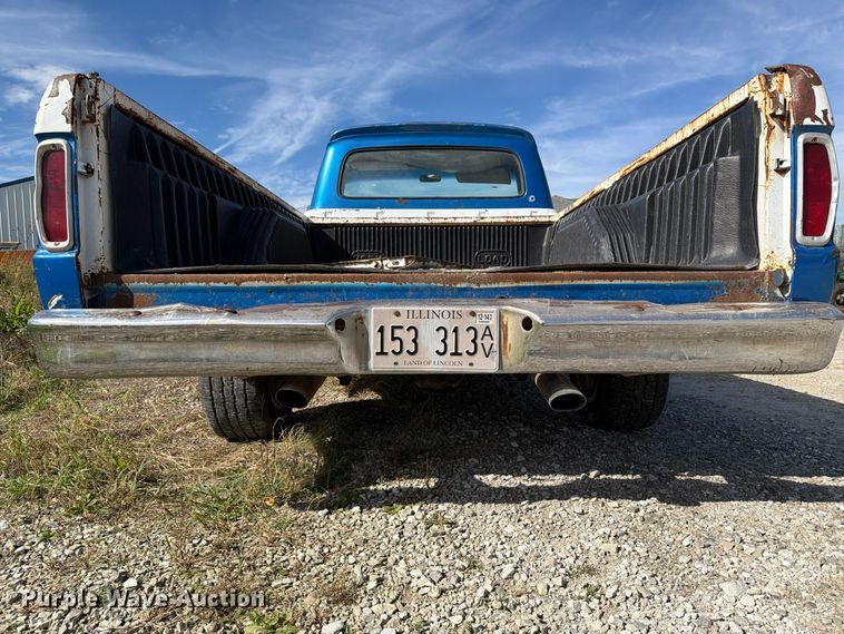 image for item EX1065 1966 Ford F100 pickup truck