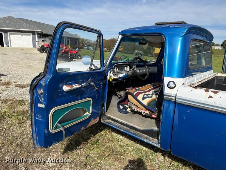 image for item EX1065 1966 Ford F100 pickup truck